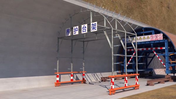 白城隧道施工动画制作公司 - 隧道施工工艺和施工方法 - 隧道施工汇报动画视频 - bim 工程施工动画